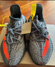 阿迪達斯Yeezy350椰子夏日透氣青少年學生灰橙運動鞋 37 曬單實拍圖