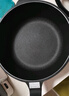 MAXIM’S  DE PARIS不粘鍋小炒菜鍋家用平底炒菜電磁爐小型多功能不沾ART30廚房好物 寶石藍(熔射底） 24cm 曬單實(shí)拍圖