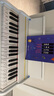 MEI XIN DA37鍵標準兒童電子琴零基礎音樂(lè )啟蒙初學(xué)者入門(mén)彈奏演奏迷你木質(zhì)琴 6163（白色）琴+架+凳+蓋 曬單實(shí)拍圖