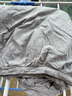 無印良品（MUJI） IDEE 女式平紋燈籠褲褲子女款夏季款女裝純棉 25年長褲 GA54CC5S 煙熏綠色 M （155/68A） 曬單實拍圖