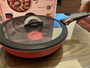特福（Tefal）可拆卸煎鍋26cm可變烤盤餐具電磁爐烤箱燃?xì)庠钔ㄓ?曬單實(shí)拍圖