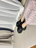 星期六（St&Sat）品牌厚底樂(lè )福鞋女2025秋季新款英倫風(fēng)皮鞋女士小個(gè)子增高鞋JK單鞋 黑色【單里】 SSC3112E8T 37 曬單實(shí)拍圖