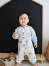 ibaby【7A抑菌主推】25年新款嬰兒秋冬季防踢兒童針織夾棉分腿恒溫睡袋 【20-24℃】60g舒適款-奇幻環(huán)游 90碼【推薦身高80-90cm】 曬單實(shí)拍圖