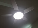 美的（Midea）風(fēng)扇燈餐廳吊扇燈led臥室52寸開(kāi)葉扇全光譜五葉扇熟睡風(fēng)包安裝 曬單實(shí)拍圖