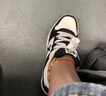 特步女鞋運動鞋板鞋秋季透氣軟彈耐磨時尚板鞋女 曬單實拍圖