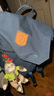 FJALLRAVEN北極狐Foldsack no.1戶外休閑旅行雙肩包G-1000學院郵差包24210 560海藍色 曬單實拍圖