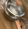 京東京造奶鍋316不銹鋼寶寶輔食鍋泡面熱牛奶小奶鍋電磁爐燃氣通用20cm 曬單實拍圖