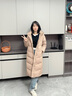 波司登2025新款羽絨服女長(cháng)款90絨顯瘦連帽保暖冬季外套B250245526 霜栗棕7F61 M 165/88A 體重約110-120斤 曬單實(shí)拍圖