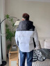 鴨鴨【320g充絨】羽絨服男短款2025冬季新款加厚零下極寒面包服外套 青光黑色 L (建議130-150斤) 曬單實拍圖