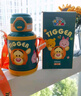 迪士尼兒童保溫杯316不銹鋼雙飲水杯幼兒保溫杯小學(xué)生水壺550ml 曬單實(shí)拍圖