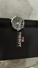 天梭（TISSOT）【官方授權店】夢圓系列機械機芯鋼帶男表商務簡約瑞士手表送男友 黑盤黑色皮帶T129.407.16.051.00 曬單實拍圖