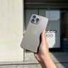 圖璐璐【自帶鏡頭膜】適用蘋果16/15Promax手機殼iPhone14pro全包防摔13PM男超薄磨砂plus新款散熱保護套 【鈦原色】超薄-散熱-防指紋 蘋果16Pro【自帶鏡頭膜】 曬單實拍圖