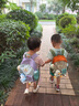 SHUKIKU樂兜兜兒童公仔雙肩包幼兒園書包小學(xué)生防潑水背包 海鹽茄紫 S+ 曬單實(shí)拍圖