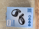 飛利浦（PHILIPS）骨傳導藍牙耳機概念不入耳開(kāi)放式真無(wú)線(xiàn)掛耳式耳夾式運動(dòng)長(cháng)續航游戲降噪教師節送禮TAA3719-黑 曬單實(shí)拍圖