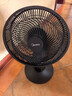 美的（Midea）臺(tái)式電風(fēng)扇家用臺(tái)扇7葉3檔宿舍臥室臺(tái)風(fēng)扇客廳辦公室節(jié)能省電搖頭電扇學(xué)生床上 FGAU30D【黑色經(jīng)典款】 曬單實(shí)拍圖
