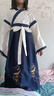 兒童古裝漢服國學(xué)服中國風(fēng)小學(xué)生朗誦三字經(jīng)弟子規開(kāi)筆禮演出服裝 云飛鶴廣袖藍色【男女同款】 130 cm 曬單實(shí)拍圖