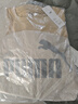 彪馬（PUMA）純棉寬松純色印花休閑短袖T恤男拉鏈圓領(lǐng)運動上衣 681262 淺灰色-62 XL (185/104A) 曬單實拍圖
