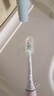飛利浦（PHILIPS）電動(dòng)牙刷頭 鉆石亮白型牙刷頭 適配HX9352HX9362HX9332HX9372 3支 裝鉆石亮白HX6063/67白色 曬單實(shí)拍圖