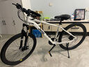 Jeep吉普山地車自行車鋁合金學(xué)生成人減震碟剎通勤變速青少年單車-AT9 皎月白-鋁合金車架+可鎖死前叉 26英寸(160-185CM) 24速 曬單實(shí)拍圖