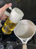 趣木也油壺噴霧倒油噴油一體家用廚房空氣炸鍋高壓噴化霧狀食用油油罐下 白色【倒噴兩用】 噴油壺 470ml 曬單實(shí)拍圖