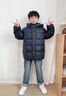 雪中飛兒童羽絨服男女童裝秋冬季新款加厚百搭防寒保暖面包外套 黑色 160 曬單實(shí)拍圖