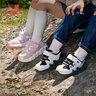 牧童兒童運動鞋春秋款男童幼兒園鞋輕便網(wǎng)面休閑跑步鞋女童 熊貓黑28 曬單實拍圖