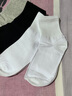 南極人6雙襪子女士襪子100%純棉10A抑菌防臭夏季中筒襪純色高橡筋長筒襪 曬單實拍圖