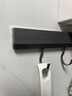 德力西（DELIXI）免打孔廚房掛鉤架掛桿壁掛多功能廚具掛架勺子鏟子置物架子 槍灰-8鉤-40CM 40cm*3cm*1cm 曬單實(shí)拍圖