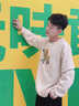 回力重磅衛(wèi)衣男青少年趣味動漫圖案上衣大碼ins百搭早秋運動圓領(lǐng)外套 淺米(榮耀小馬) XL /180(不縮水不褪色) 曬單實拍圖