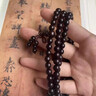 蔓笙小葉紫檀手串男佛珠手鏈108顆老料血檀木高油文玩串珠男女手把件 8mm【盤(pán)玩布袋】 曬單實(shí)拍圖