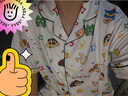 宮蝶宮蝶【涼感型】蠟筆小新情侶睡衣夏季短袖套裝男女同款家居服套裝 曬單實(shí)拍圖