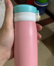 樂扣樂扣（LOCK&LOCK）316保溫杯女高顏值學生水杯子便攜小巧迷你保溫瓶喝水杯 彈蓋款粉色270ml 曬單實拍圖