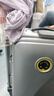 Airwheel愛爾威電動行李箱可騎行拉桿箱可坐可代步鋁框箱包20英寸登機(jī)箱 曬單實(shí)拍圖