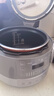 美的（Midea）【國家補貼】0涂層精鋼厚釜電壓力鍋5L雙膽全自動(dòng)智能預約家用煲湯煮飯電飯煲C5856G高壓鍋4-6人 曬單實(shí)拍圖