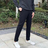 西褲男黑色修身直筒九分冰絲休閑褲2025夏季新款商務(wù)垂感西裝褲子 黑色九分【高品質(zhì)】 【歐K101】 29 曬單實(shí)拍圖