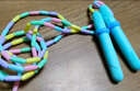 匹克竹節(jié)跳繩兒童小學生幼兒園3-5-6-12歲初學者考試訓練專用 藍色 曬單實拍圖