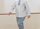 戴維貝拉男童長(zhǎng)褲套裝兒童襯衫褲子兩件套春裝寶寶衣服 曬單實(shí)拍圖