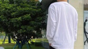 頂峰保羅（Dingfengbaoluo）純棉美式男長(zhǎng)袖圓領(lǐng)T恤休閑純色寬松秋季打底衫SK260白色M 曬單實(shí)拍圖