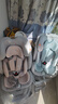 Heekin智艙H7兒童安全座椅汽車(chē)用0-12歲嬰兒寶寶車(chē)載可坐躺智能通風(fēng)加熱 柔霧藍(lán)MAX(加配+全罩式遮陽(yáng)篷) 曬單實(shí)拍圖