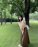 EPET夏秋多巴胺穿搭穿搭一整套茶系小個(gè)子鹽系輕熟連衣裙小香風(fēng)套裝女 上衣 M 95-105斤 曬單實(shí)拍圖