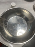 【不銹鋼】和面盆廚房烘焙家用火鍋盆洗菜打蛋湯鍋盆醒面盆料理盆 34cm【熱賣款】不銹鋼和面盆 曬單實拍圖