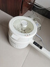 SuperBaby電煮鍋電奶鍋電鍋一體多功能鍋陶瓷釉不粘鍋輔食鍋學(xué)生宿舍泡面小電鍋2-3人用2L容量 2L 香檳白-微電腦款（帶蒸籠） 曬單實(shí)拍圖