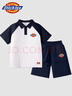 Dickies童裝男童夏季套裝小童polo衫兩件套男孩撞色衣服兒童夏裝男寶T恤 曬單實拍圖