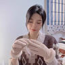 恒源祥手套冬季女騎行騎車(chē)加絨加厚防風(fēng)防寒保暖手套女士觸屏手套 卡其手套+100%羊絨圍巾卡其色 均碼 曬單實(shí)拍圖