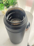 陶瓷內膽保溫杯純鈦茶隔高檔輕奢茶水分離泡茶水杯子商務(wù)送禮定制 紳士黑400ml禮盒裝 曬單實(shí)拍圖