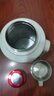 摩飛電器（Morphyrichards）電熱水壺便攜式燒水壺旅行熱水壺?zé)婵毡貕夭讳P鋼保溫瓶大容量戶外 MR6061 1L 椰奶白 曬單實(shí)拍圖