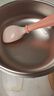 COOKSS嬰兒輔食碗恒溫注水保溫碗316不銹鋼寶寶嬰幼兒吃飯兒童餐具淺藍(lán) 曬單實拍圖