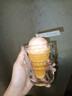 翻口杯豎條紋玻璃咖啡杯風(fēng)琴水杯家用高顏值竹節(jié)杯拿鐵牛奶果汁杯 嘟嘟杯 錘紋款1個(gè)260ml 曬單實(shí)拍圖