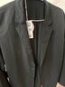 杰克·瓊斯（JACK&JONES）男裝秋季新款商務(wù)百搭靜奢風(fēng)常規平駁領(lǐng)西服外套225208004 E40黑色 M （175） 曬單實(shí)拍圖