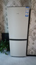 海爾（Haier）冰箱出品雙開(kāi)門(mén)二門(mén)177升冰箱家用小型冰箱租房省電不占地冷藏冷凍兩用統帥家用小冰箱 以舊換新 177升雙門(mén)冰箱節能省電 兩天約用1度電 曬單實(shí)拍圖